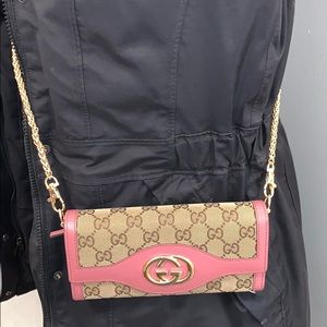 GUCCI GG Canvas Continental Wallet
